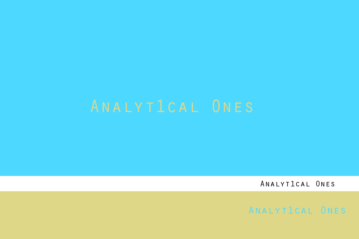 Logo Design by Senseless for Analytical Ones | Design #1496881