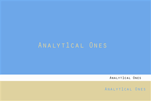 Logo-Design von Senseless für Analytical Ones | Design: #1496881