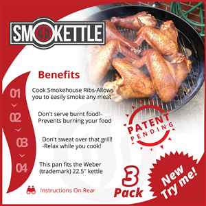 Smokettle needs a front and rear package label design | Packaging Design by POP!