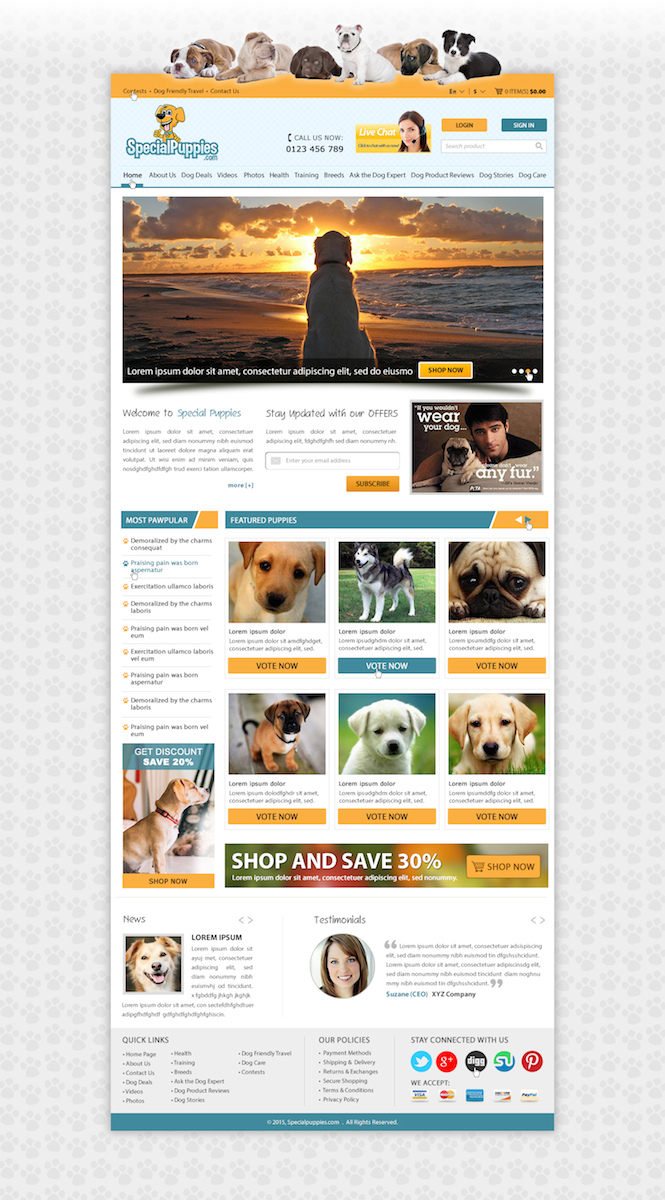 Web Design by Anooshaa Kachhia for this project | Design #5410058