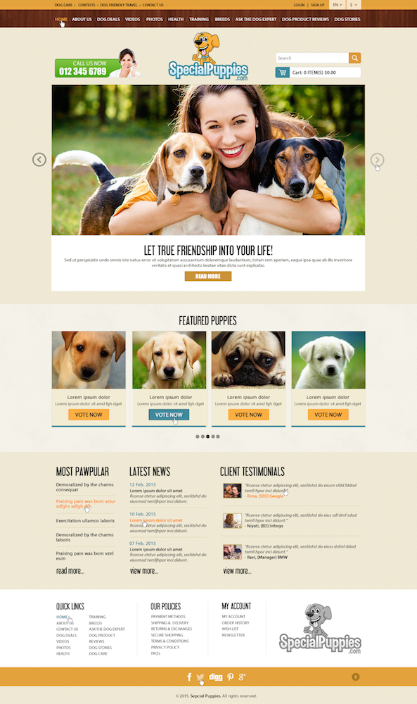 Diseño Web por Anooshaa Kachhia para este proyecto | Diseño #5473295