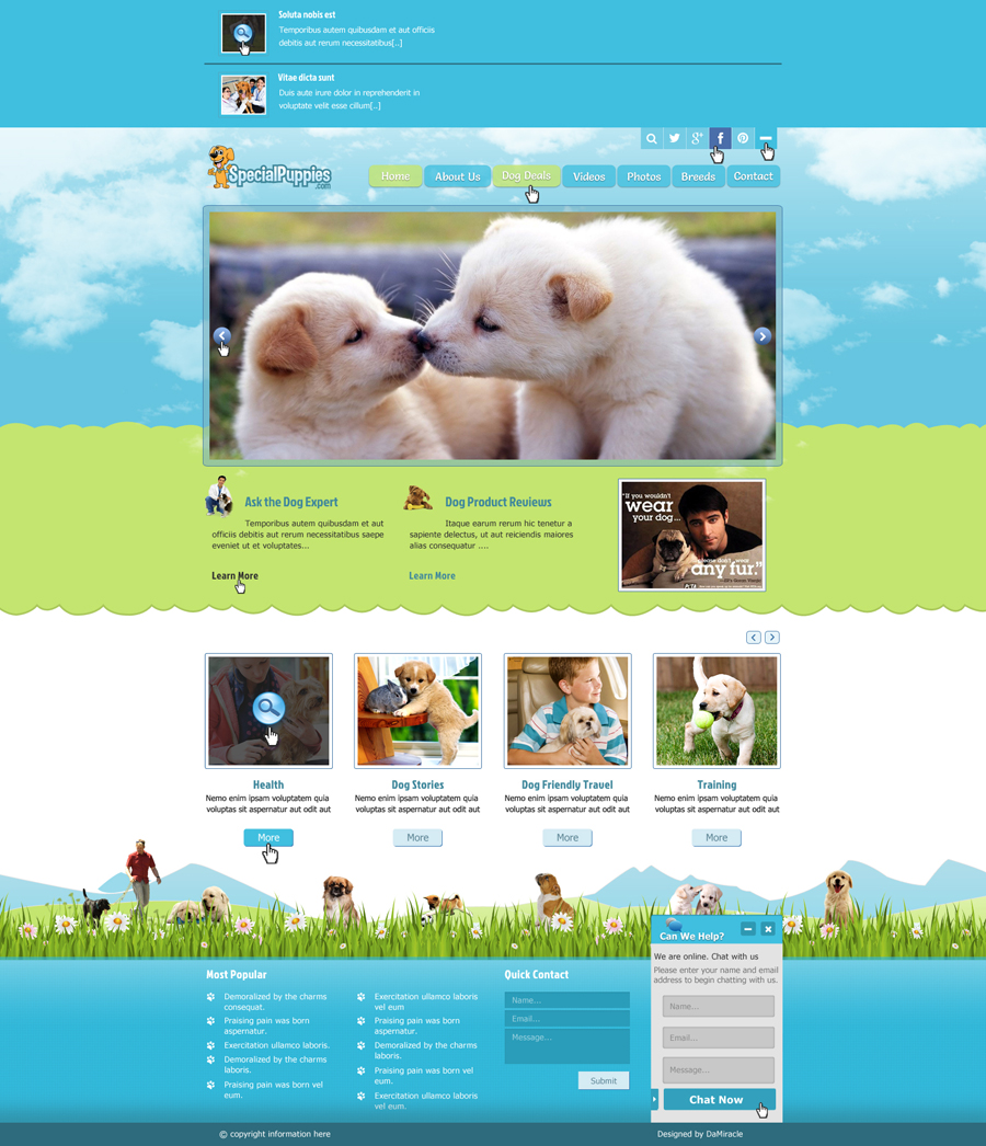 Web Design by Da Miracle for this project | Design #5407846