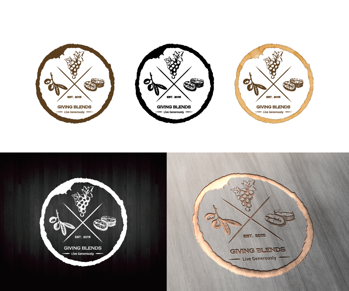 Logo Design by ElenaMal for Giving Blends | Design #5426048