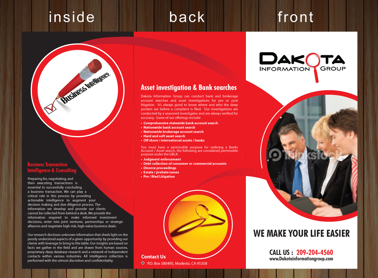 Brochure Design by Sbss for Dakota Information Group | Design #1492491