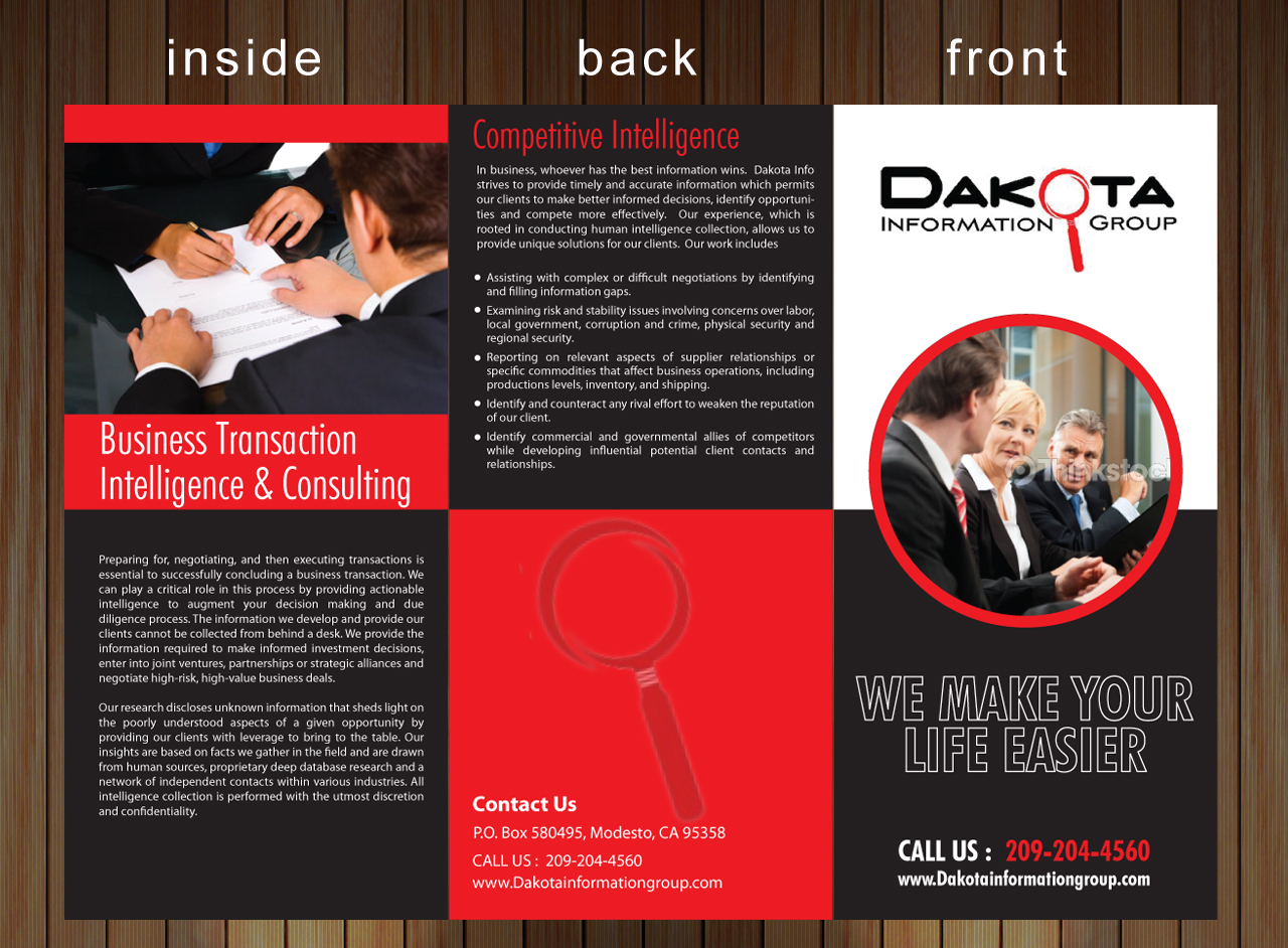 Brochure Design by Sbss for Dakota Information Group | Design #1492495