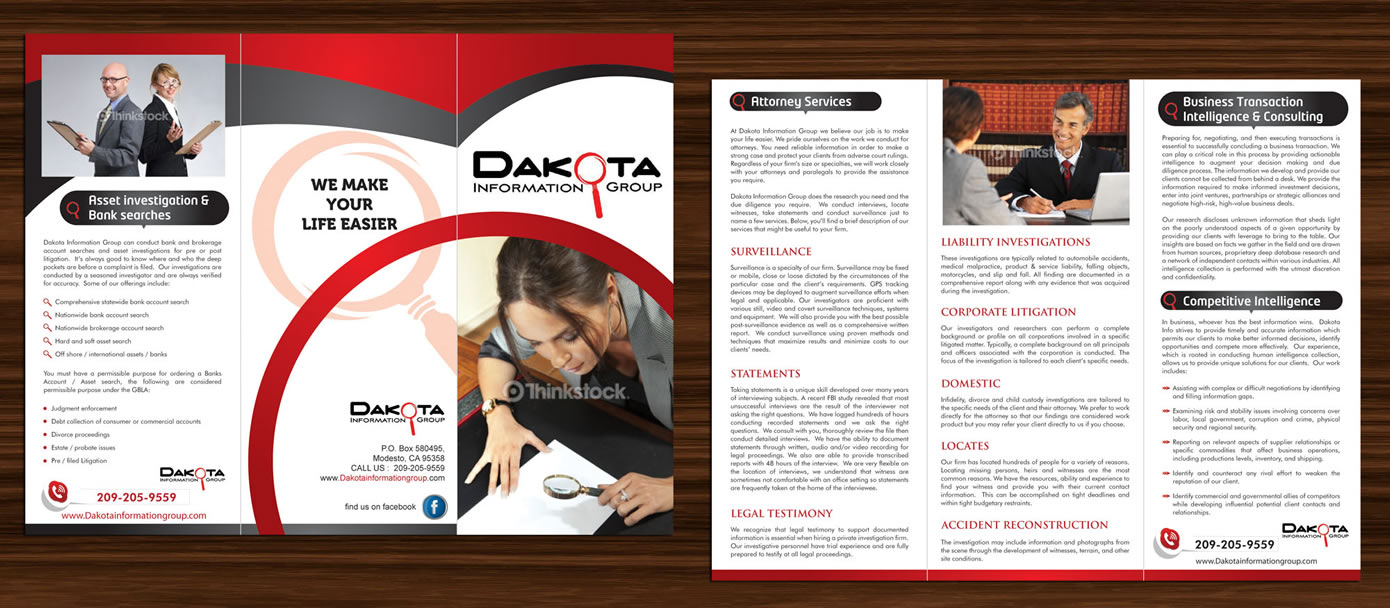 Brochure Design by Sbss for Dakota Information Group | Design #1501310