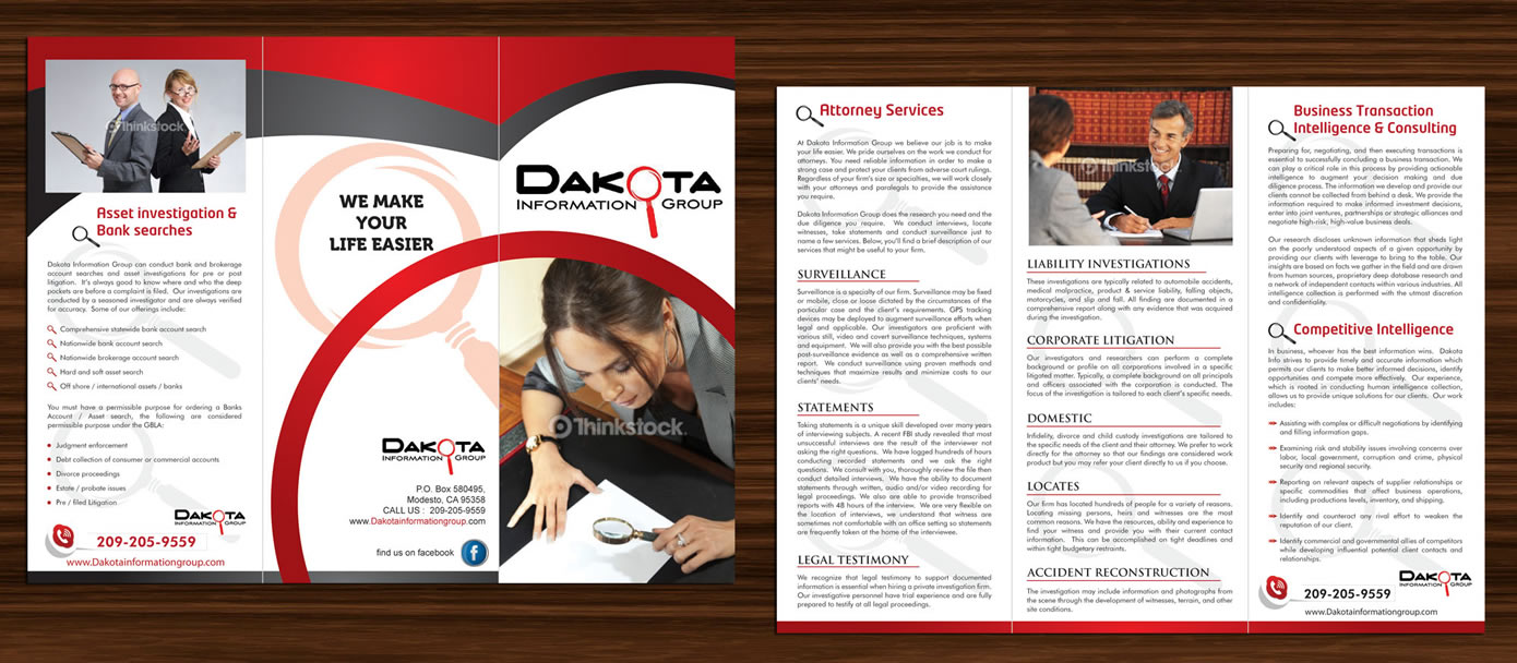 Brochure Design by Sbss for Dakota Information Group | Design #1501324