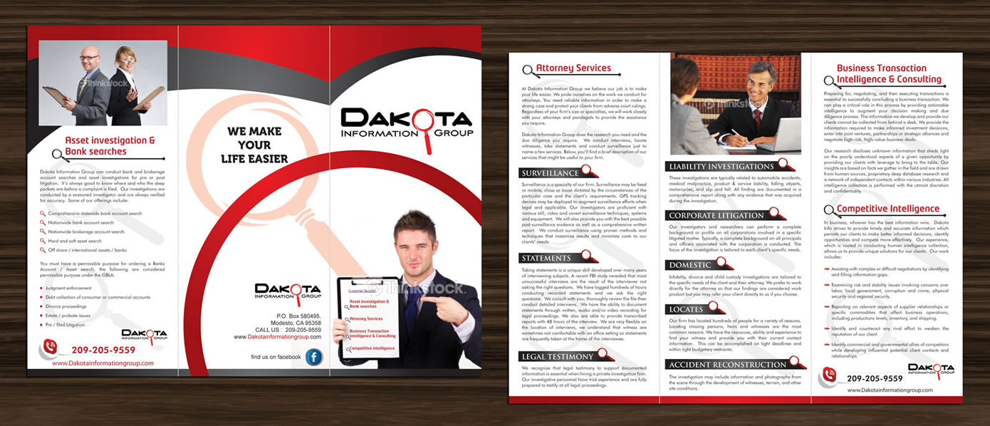 Brochure Design by Sbss for Dakota Information Group | Design #1505592