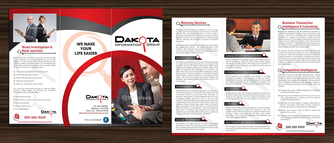 Brochure Design by Sbss for Dakota Information Group | Design #1505618