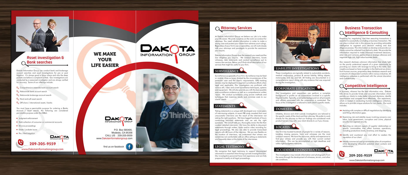 Brochure Design by Sbss for Dakota Information Group | Design #1505622