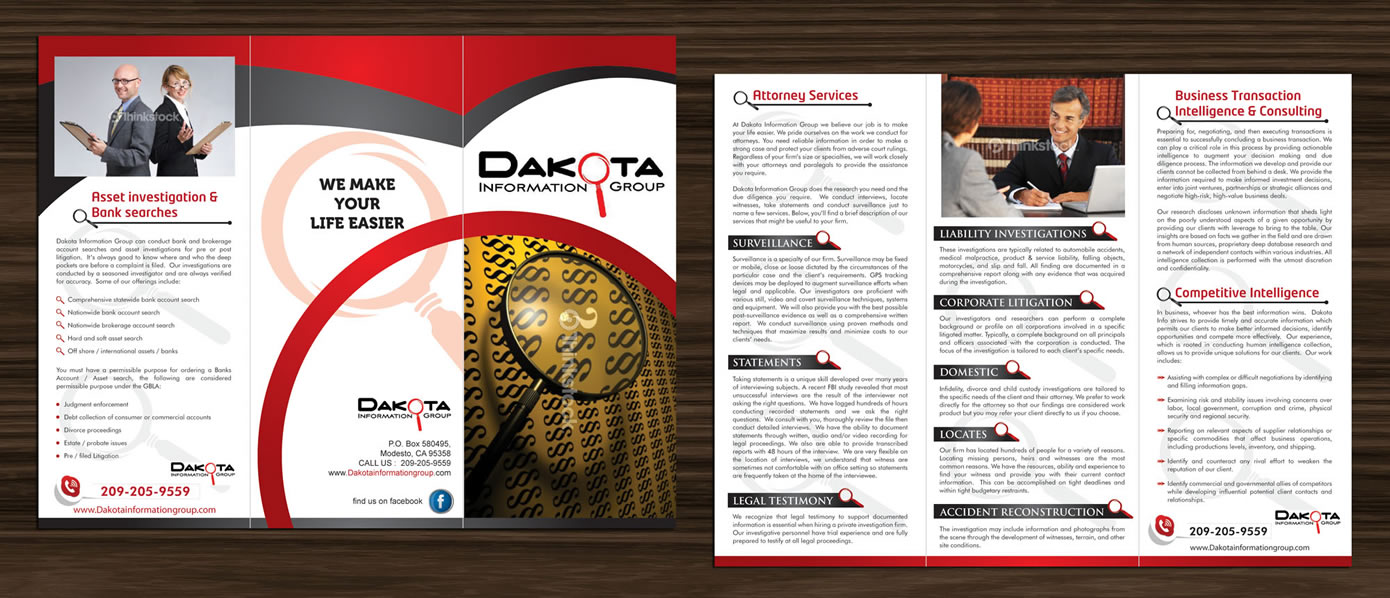 Brochure Design by Sbss for Dakota Information Group | Design #1505624