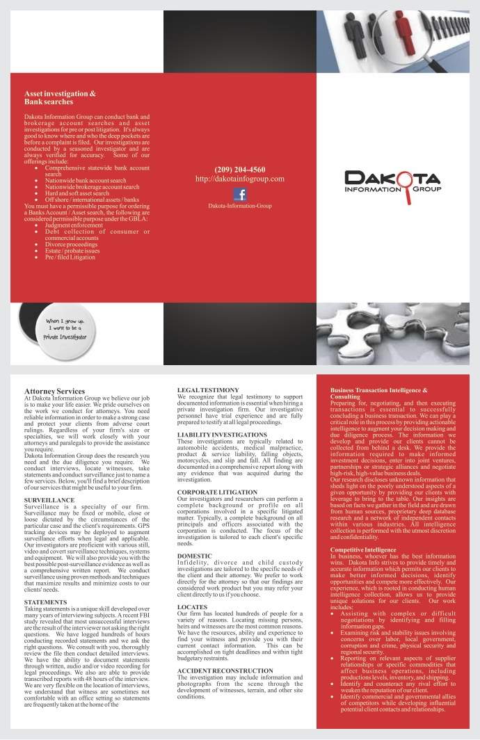 Design de Brochure par barinix pour Dakota Information Group | Design #1513031