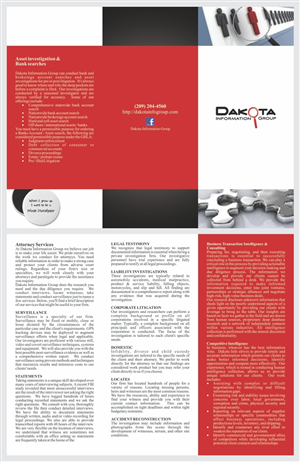 Brochure Design by barinix for Dakota Information Group | Design #1513031