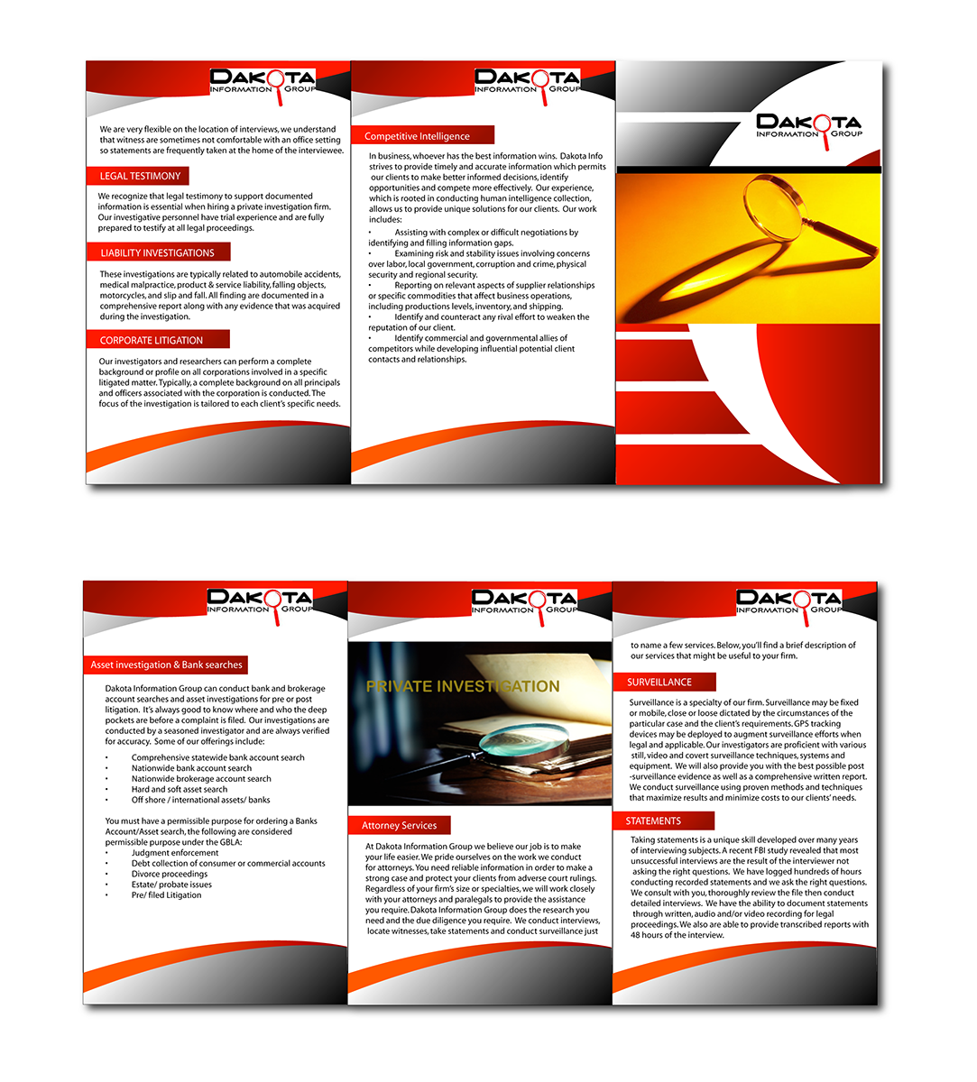 Brochure Design by nafizrahat for Dakota Information Group | Design #1493956