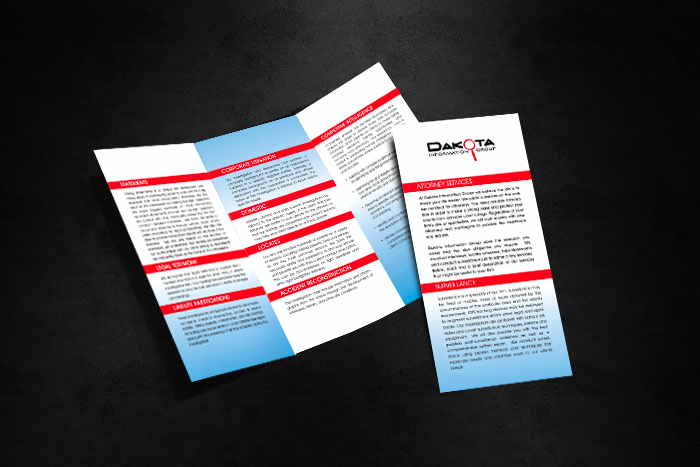 Brochure Design by jgeoinbox for Dakota Information Group | Design #1495855