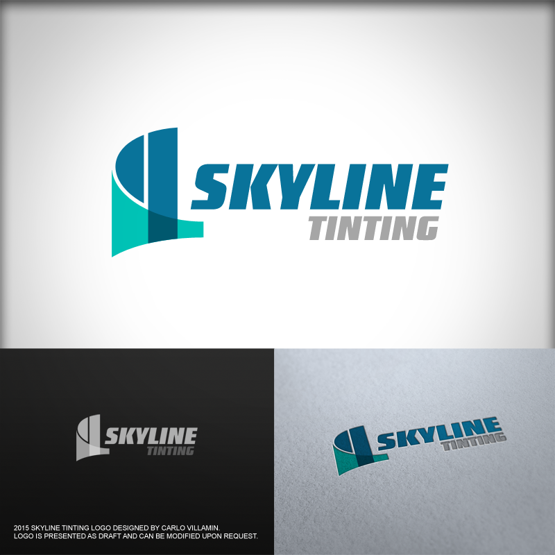 Logo Design by carlomagno for Skyline Tinting | Design #5466534