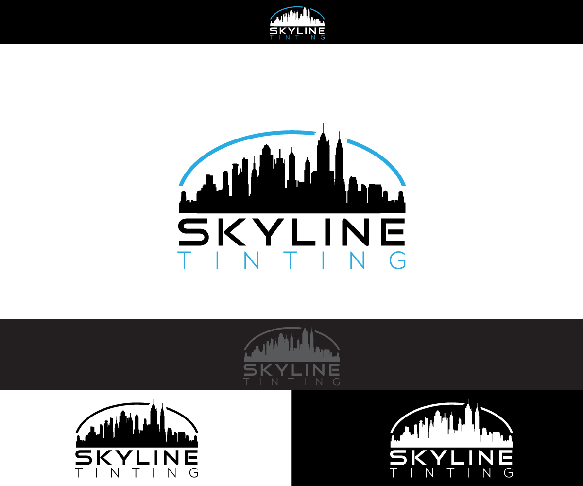 Diseño de Logo por sangeloenriquez para Skyline Tinting | Diseño #5416023