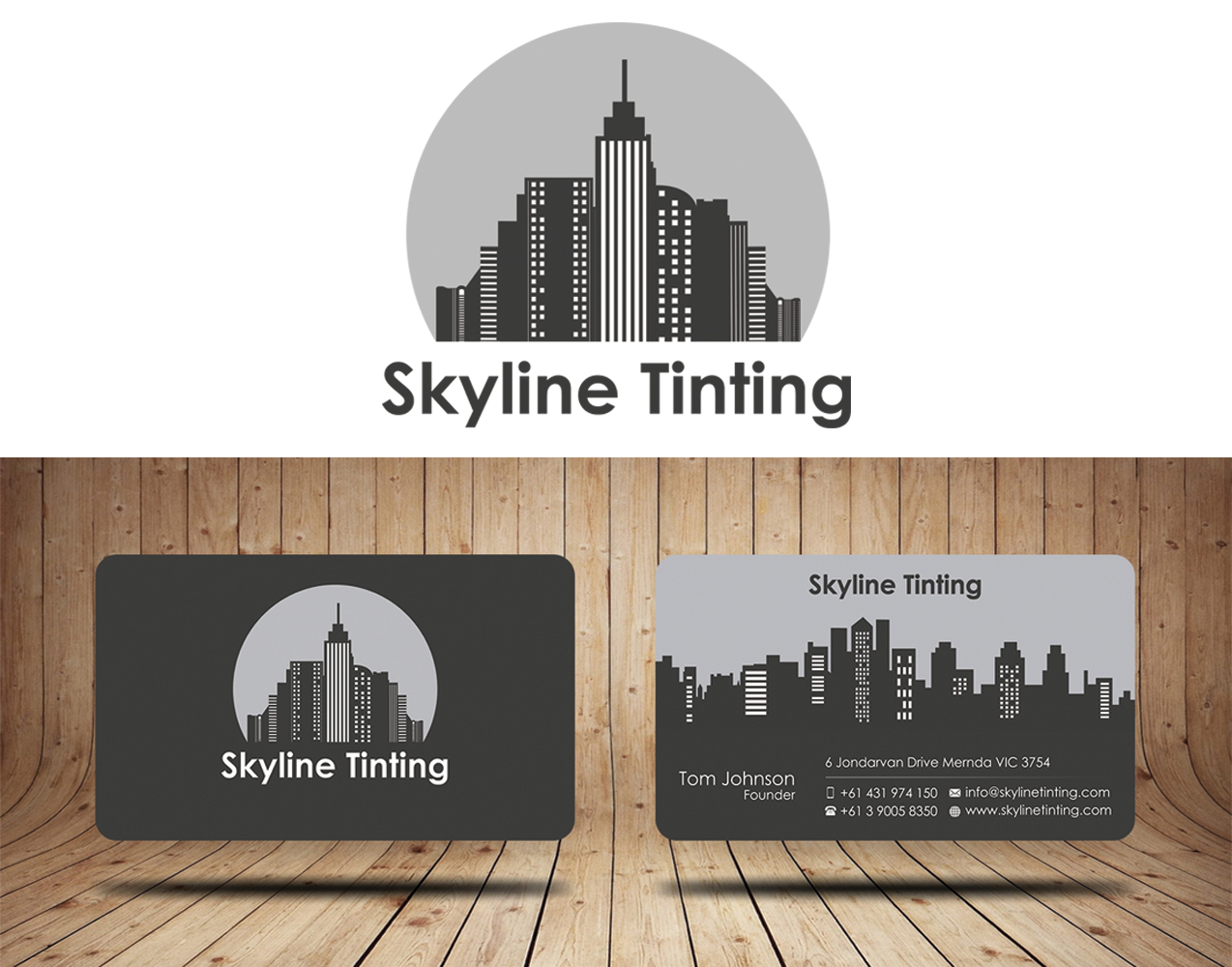 Logo Design by Stylez Designz for Skyline Tinting | Design #5474174