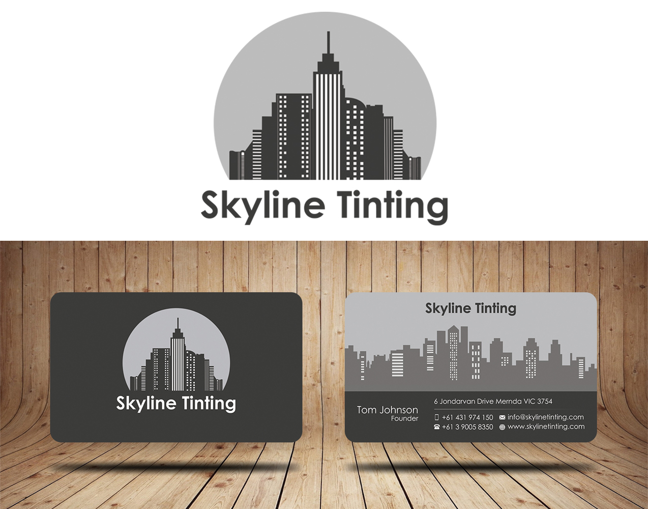 Logo Design by Stylez Designz for Skyline Tinting | Design #5474177