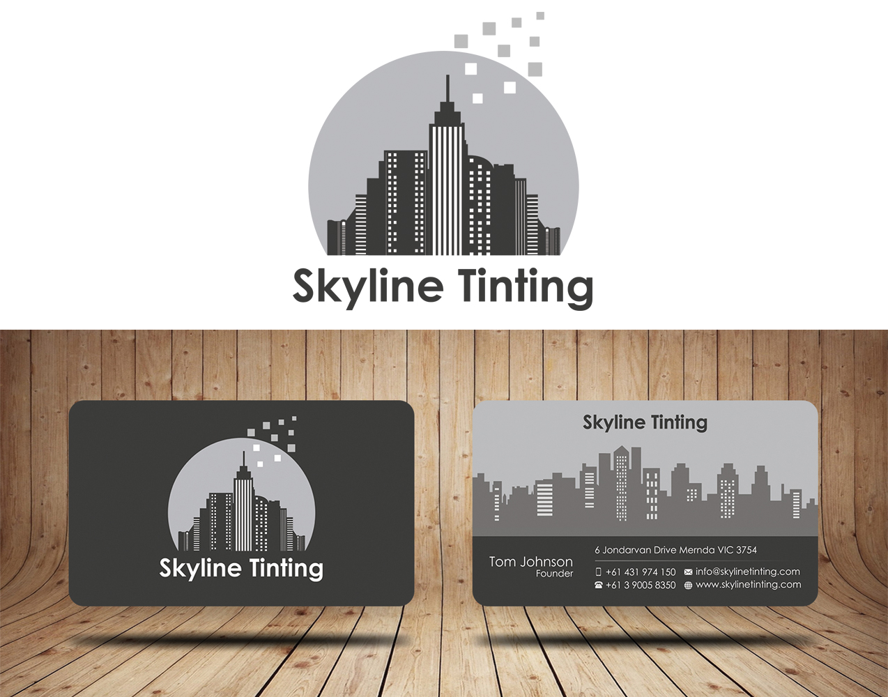 Logo Design by Stylez Designz for Skyline Tinting | Design #5474186
