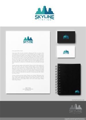 Diseño de Logo por Brain.Art para Skyline Tinting | Diseño: #5410393