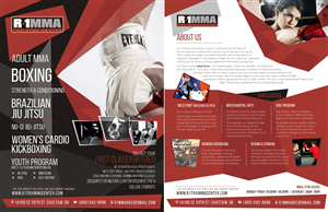 Mixed Martial Arts Gym Needs a general info flyer