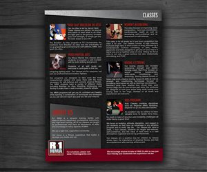 Mixed Martial Arts Gym Needs a general info flyer | Flyer Design by Designermilk