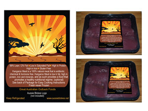 Packaging Design Project for Kangaroo Steak Company | Packaging Design by Soula Vetter