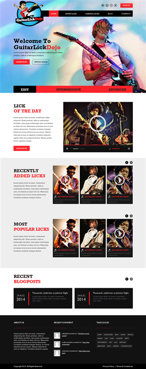 Wordpress Design by OM for this project | Design: #5403079