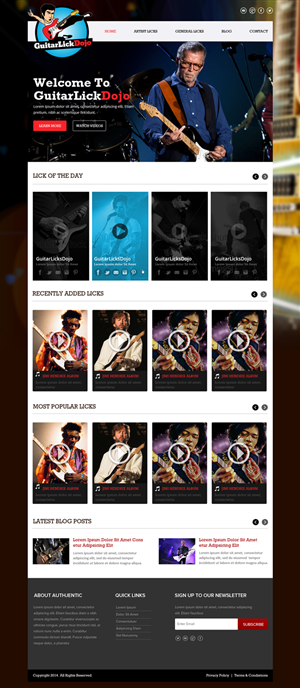 Wordpress Design by OM for this project | Design: #5403082