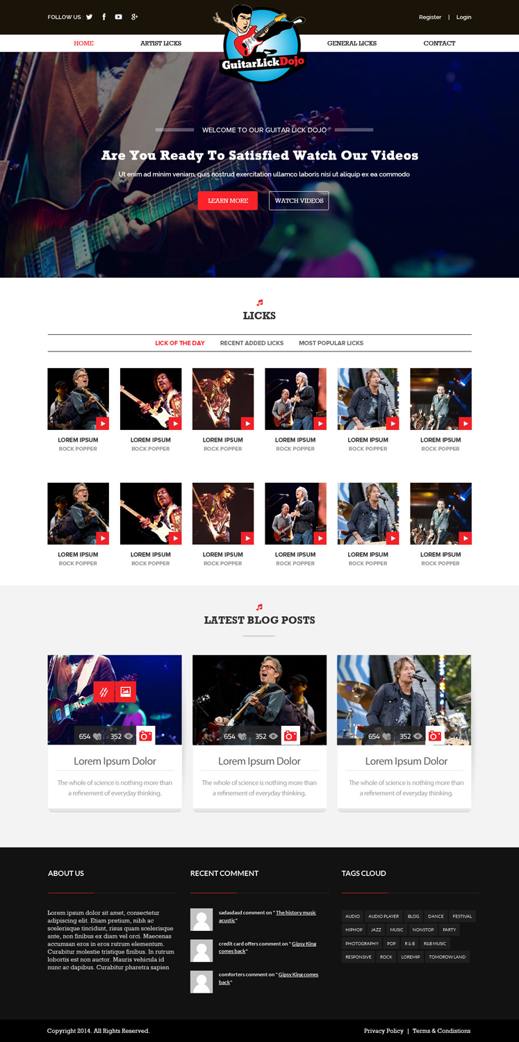Wordpress Design by OM for this project | Design #5403084