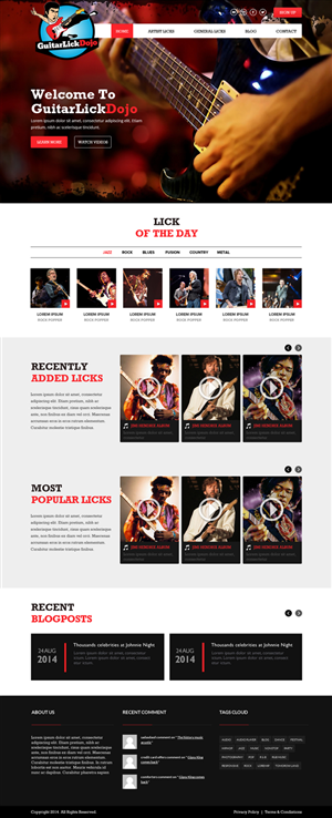 Wordpress Design by OM for this project | Design: #5403095