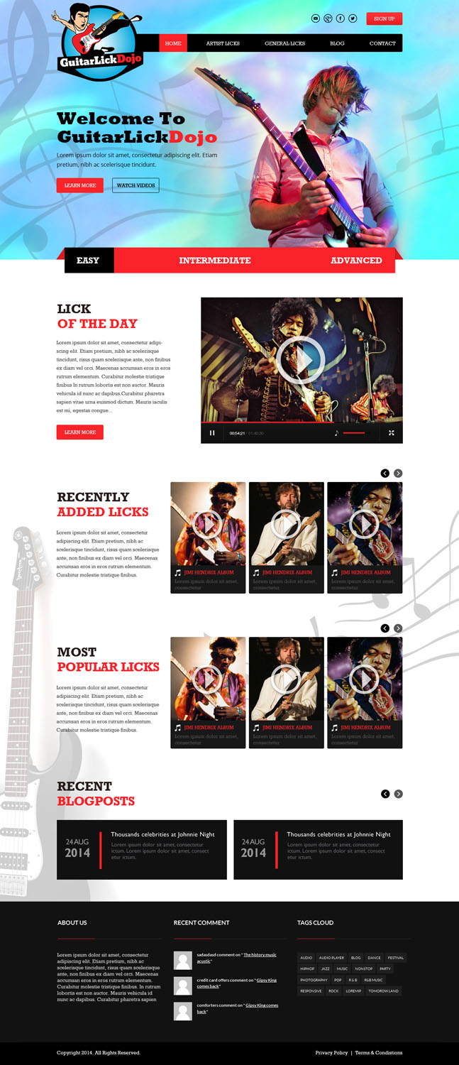 Wordpress Design by OM for this project | Design #5410962