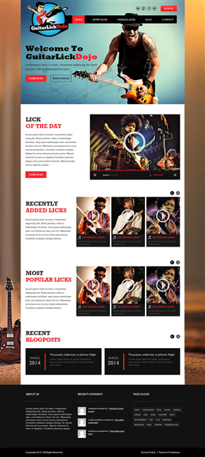Wordpress Design by OM for this project | Design: #5410977