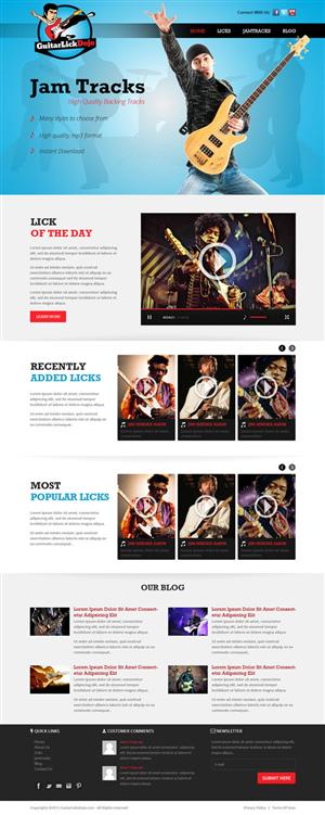 Wordpress Design by OM for this project | Design: #5410980