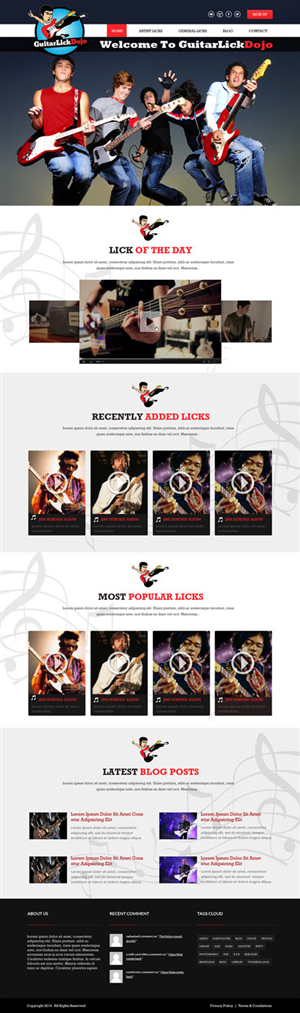 Wordpress Design by OM for this project | Design: #5411000