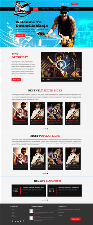 Wordpress Design by OM for this project | Design: #5417396