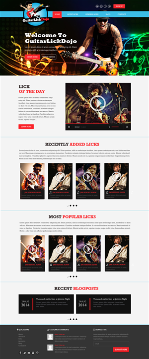 Wordpress Design by OM for this project | Design: #5417400