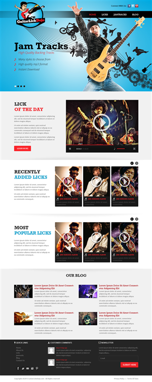 Wordpress Design by OM for this project | Design: #5419776