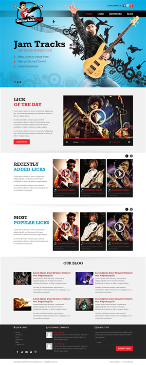 Wordpress Design by OM for this project | Design: #5419785