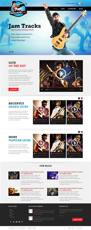 Wordpress Design by OM for this project | Design: #5434131