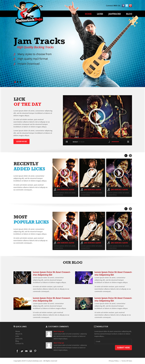 Wordpress Design by OM for this project | Design: #5457061