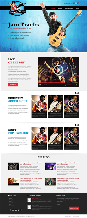 Wordpress Design by OM for this project | Design: #5457080