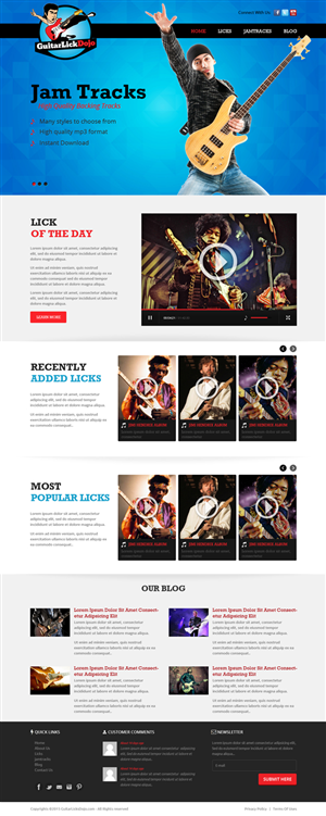 Wordpress Design by OM for this project | Design: #5457111