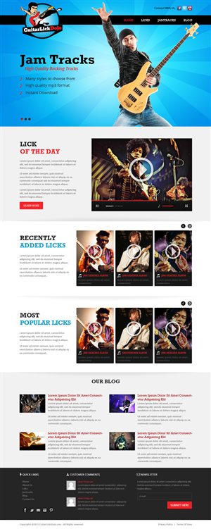 Wordpress Design by OM for this project | Design: #5457119