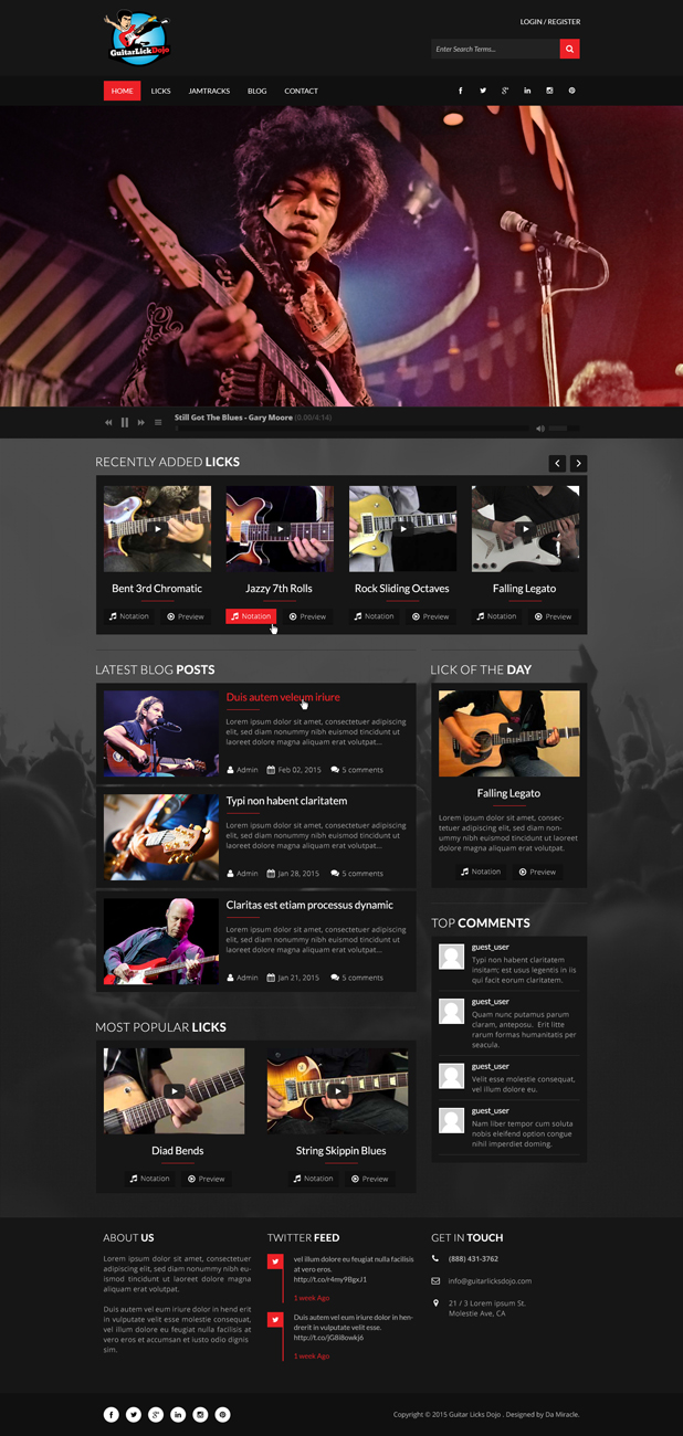 Wordpress Design by Da Miracle for this project | Design #5424132