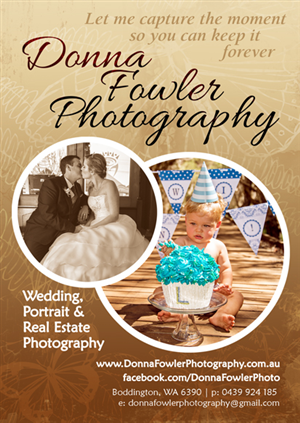 Family portrait and Wedding photographer needs a flyer to promote buisness | Flyer Design by DproArtM