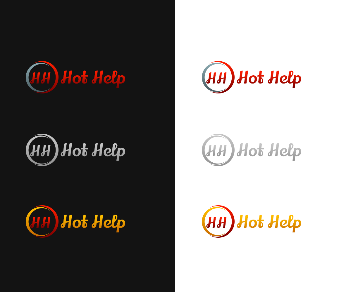 Logo Design by King Cozy for Hot Help | Design #5462511