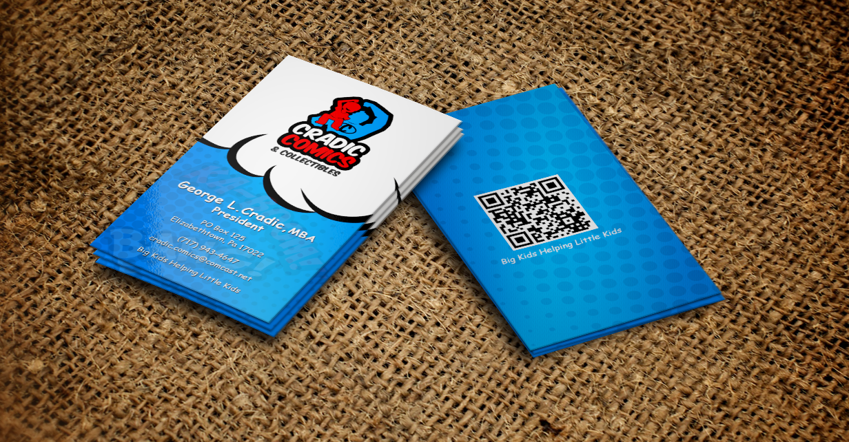 Visitenkarten-Design von Design'nteam für Cradic Comics and Collectibles | Design #5398403