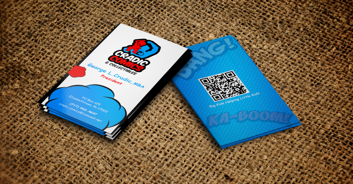 Visitenkarten-Design von Design'nteam für Cradic Comics and Collectibles | Design #5398451